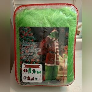 Dr. Seuss Adult Full Grinch Costume NWT